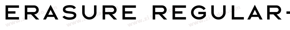 Erasure Regular字体转换